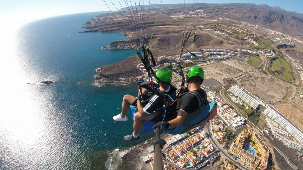 paragliding in tenerife